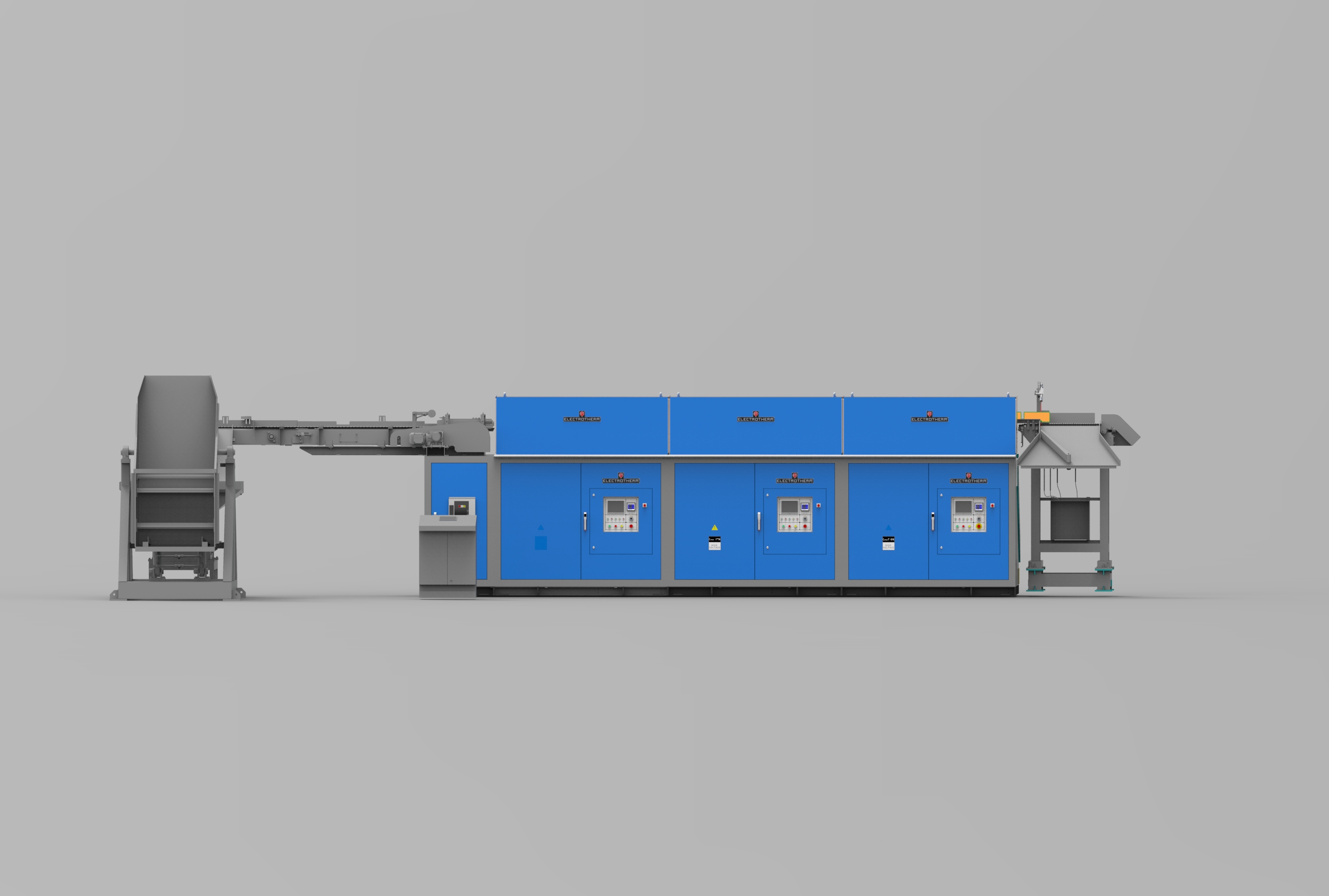 Temperature Controlling Device with three temperature ramps, Electric kiln, Electric heating, Forging